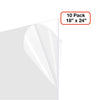 Plexiglass Sheet 18x24 .60, Clear, 1/16th (Set of 10 Sheets)