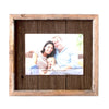 Rustic Farmhouse Plank Picture Frame | Espresso