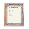 Rustic Farmhouse Signature Corner Block Picture Frame|  Weathered Gray