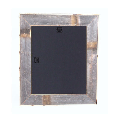 Rustic Farmhouse Artisan Picture Frame | Robins Egg Blue With Weathered Gray
