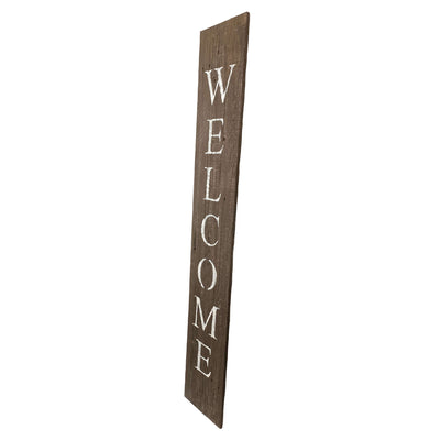 BarnwoodUSA Rustic Welcome Porch Sign | 5ft | Espresso