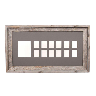 Rustic Farmhouse School Years Matted Picture Frame | 10x20