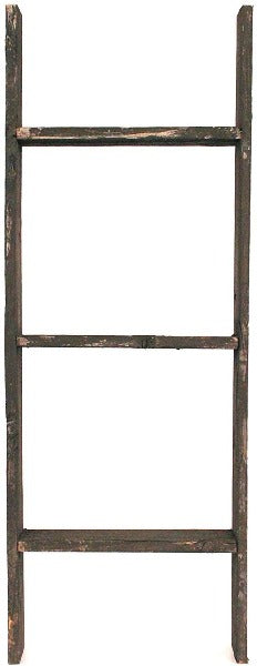 Durable vintage wooden ladder