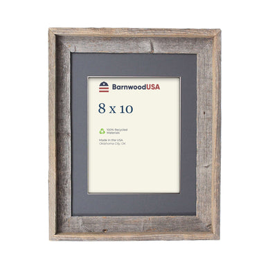 Rustic Signature Picture Frame with Cinder Mat