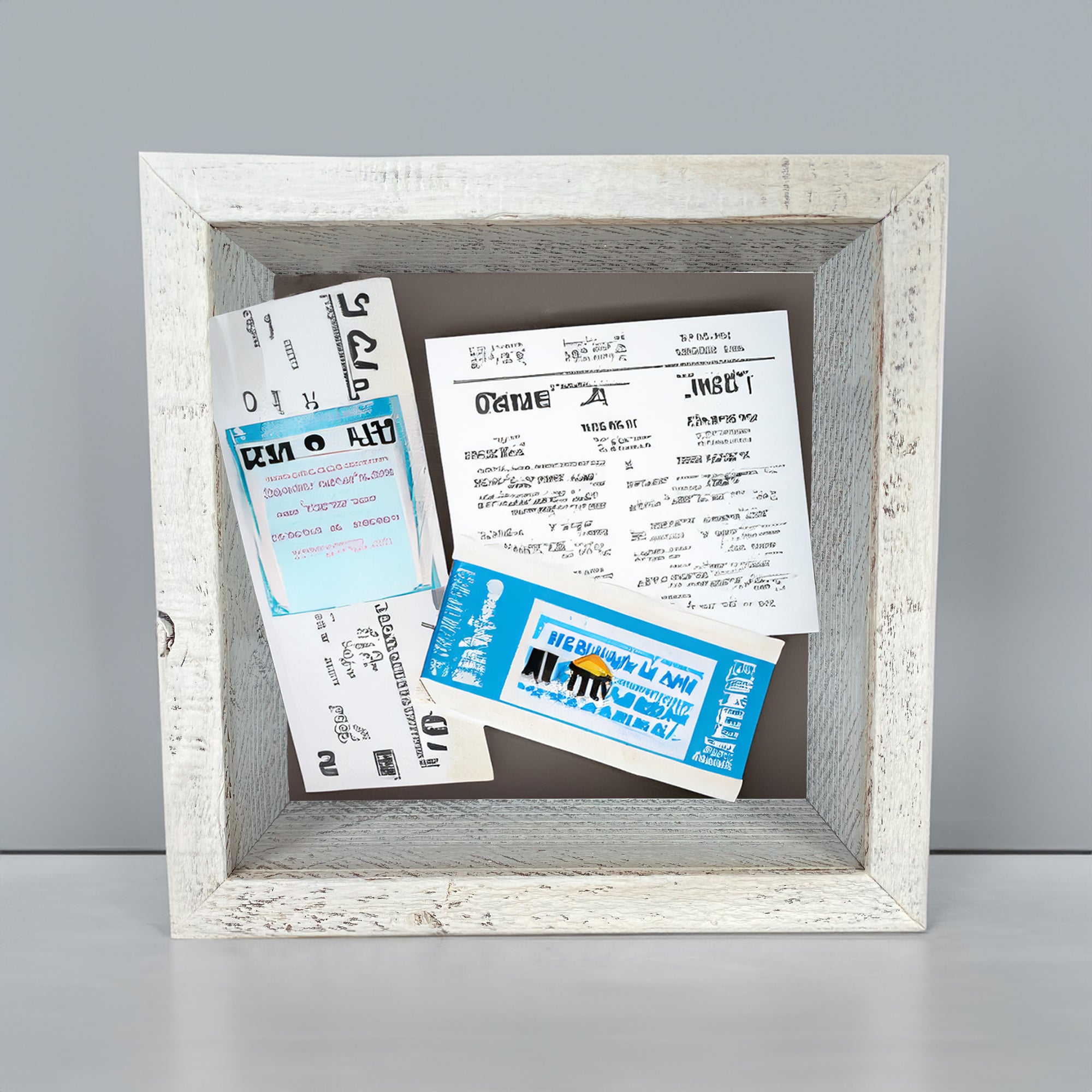 Rustic Farmhouse Shadow Box Picture Frame