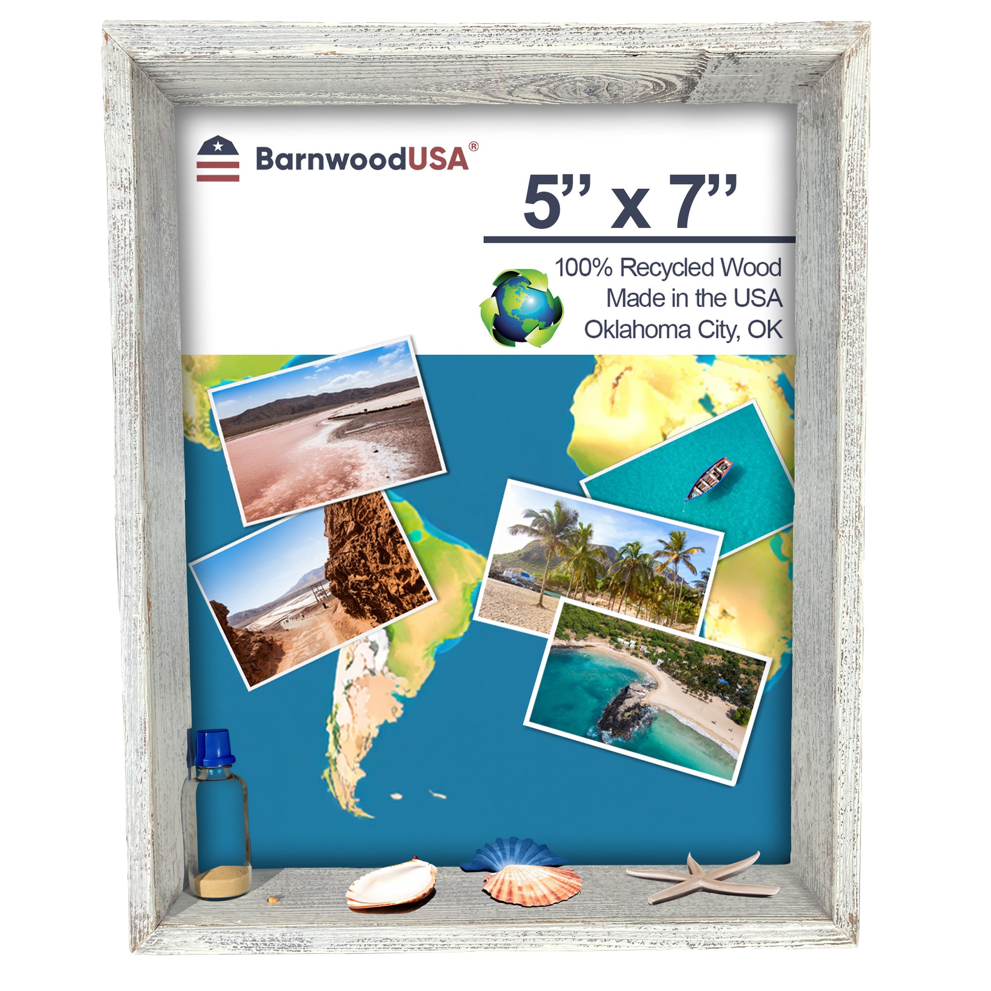 Rustic Farmhouse Shadow Box Picture Frame