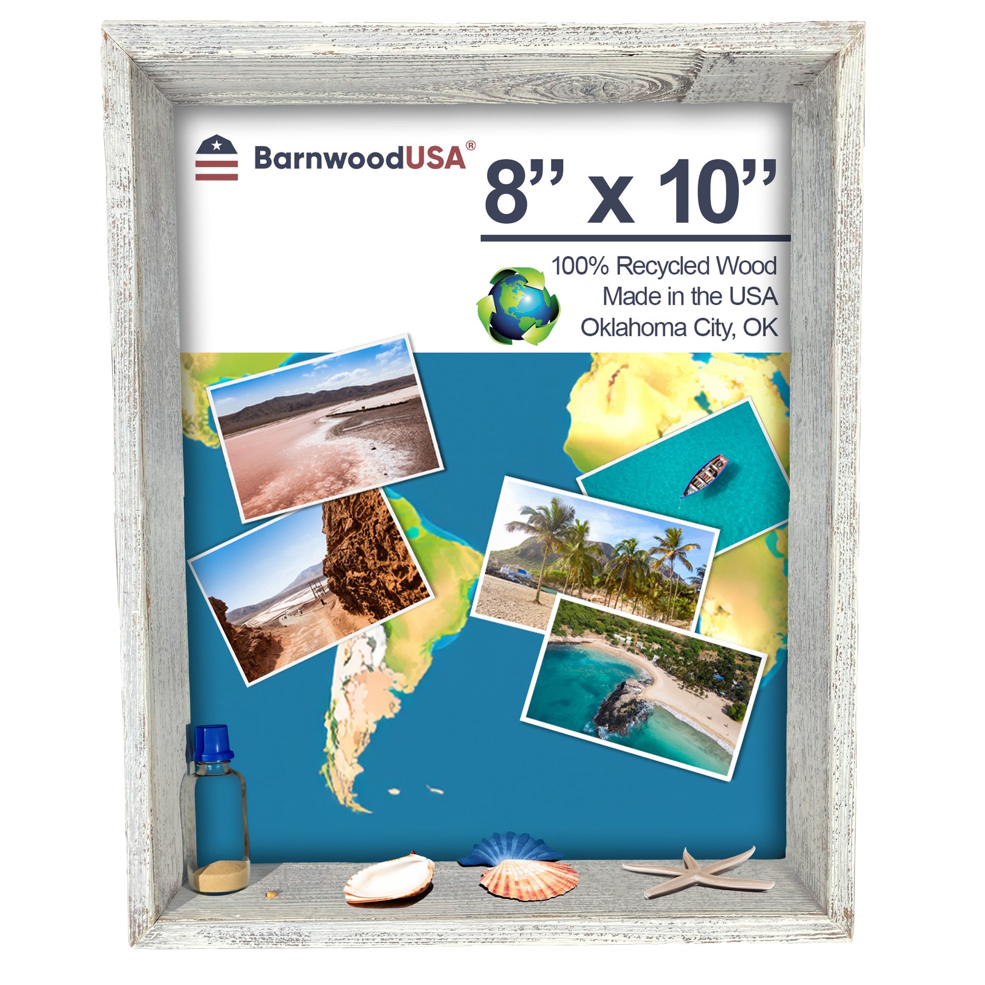 Rustic Farmhouse Shadow Box Picture Frame