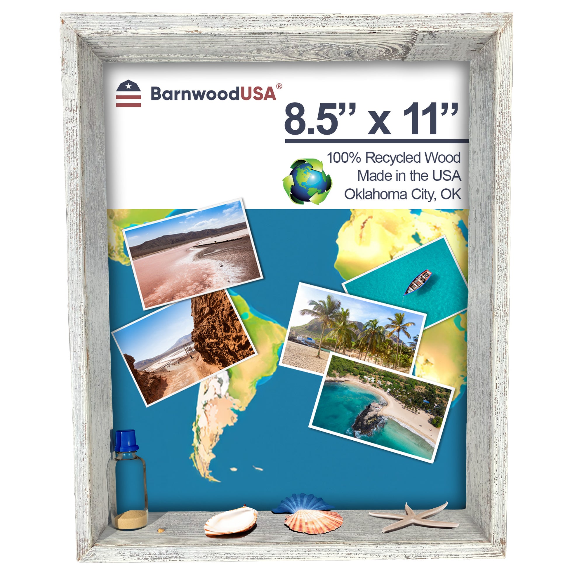 Rustic Farmhouse Shadow Box Picture Frame