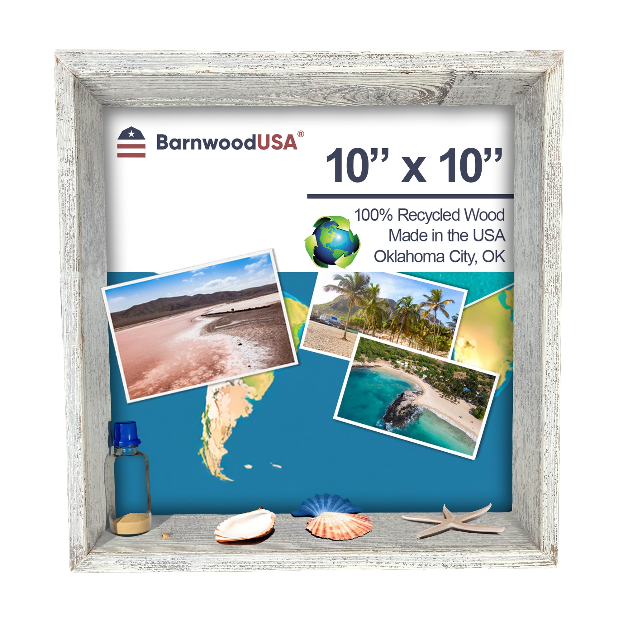 Rustic Farmhouse Shadow Box Picture Frame