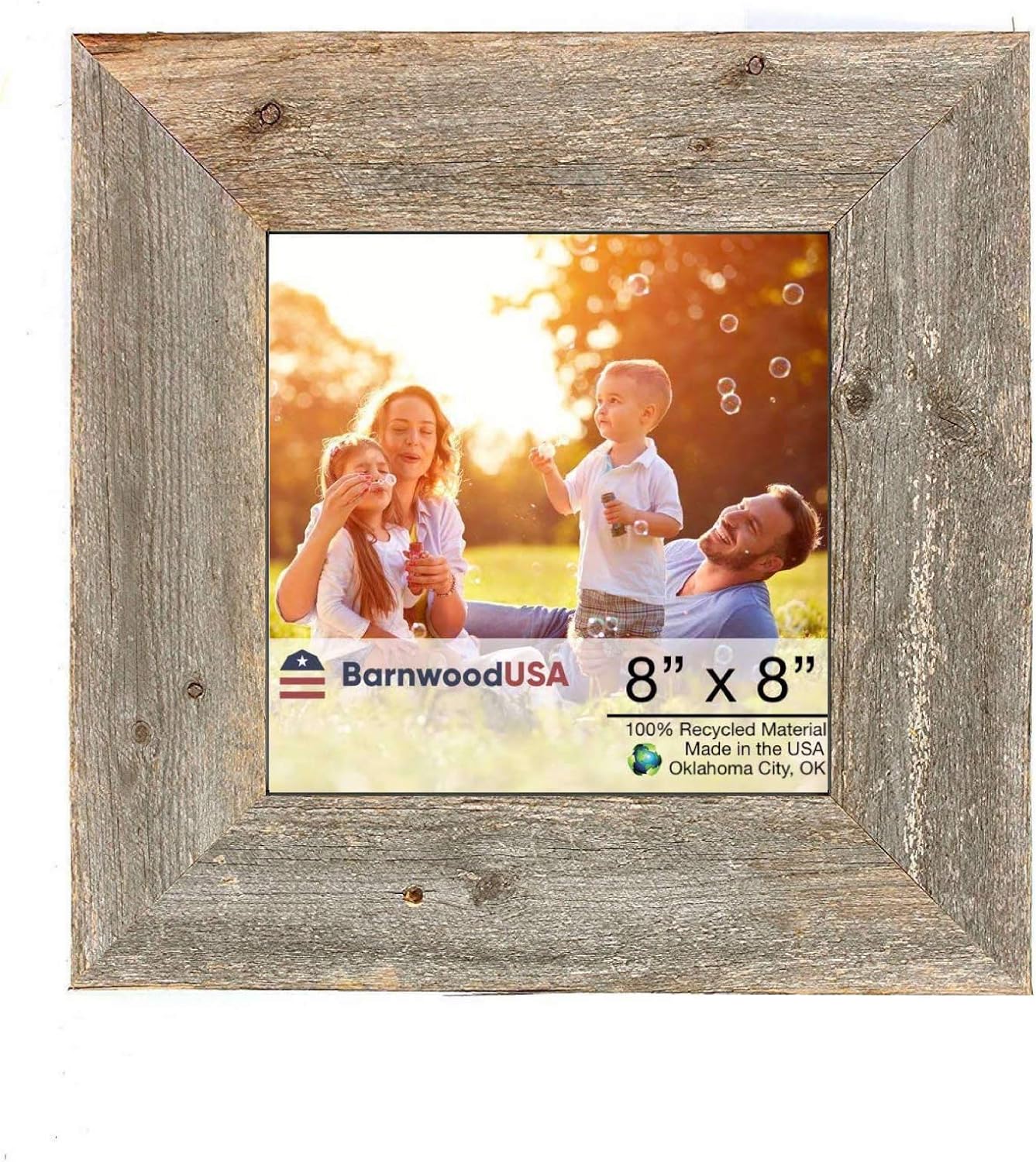 Barn Wood frame rustic primitive large picture frame - farmhouse wall decor orders