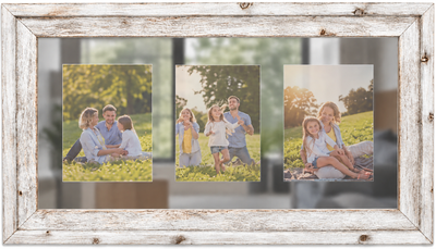 BarnwoodUSA Rustic Farmhouse Style Signature Wood Float Frame Designed For Photograph | Artwork | 100% Reclaimed and Recycled Wood
