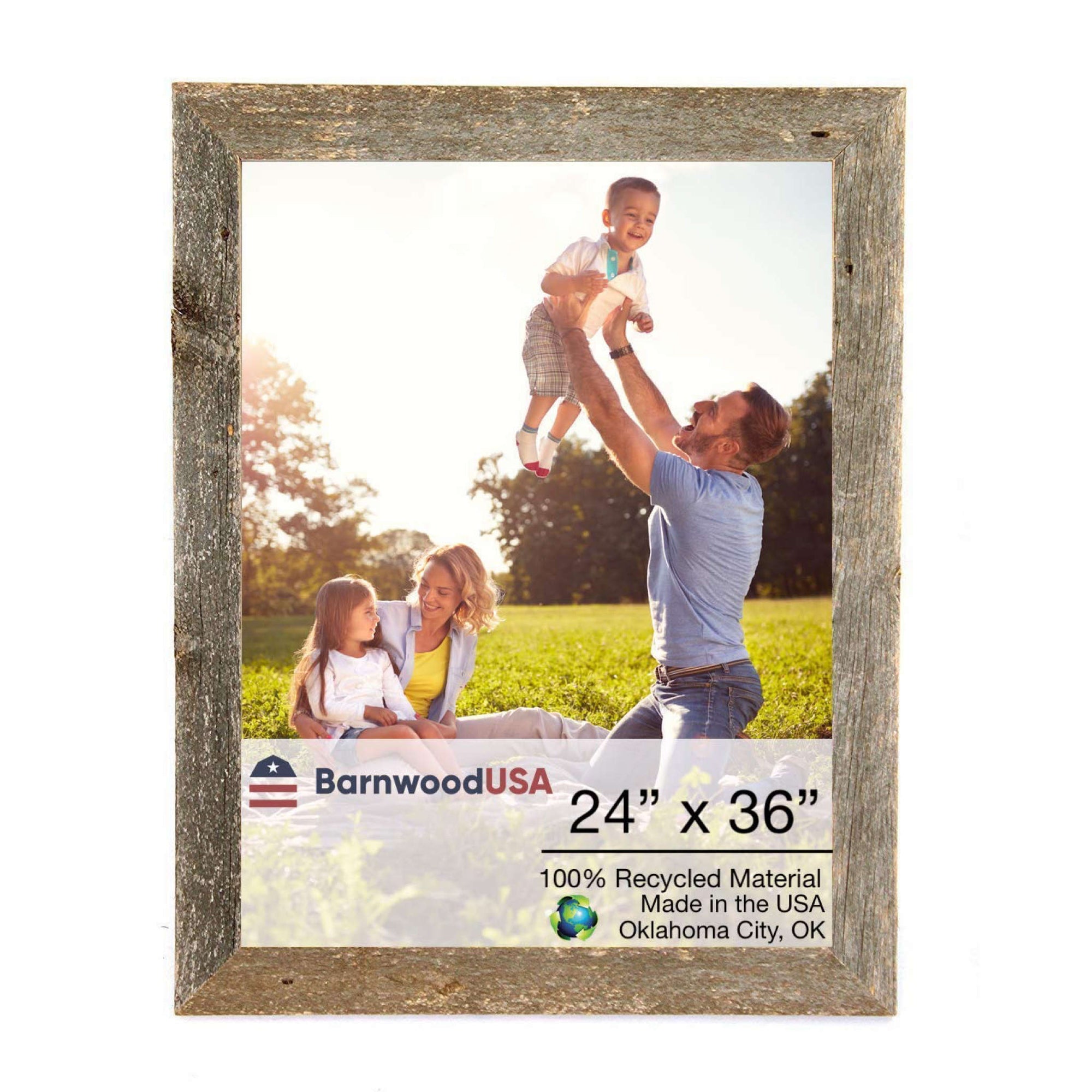 Rustic Farmhouse 1 1/2-Inch Picture Frame