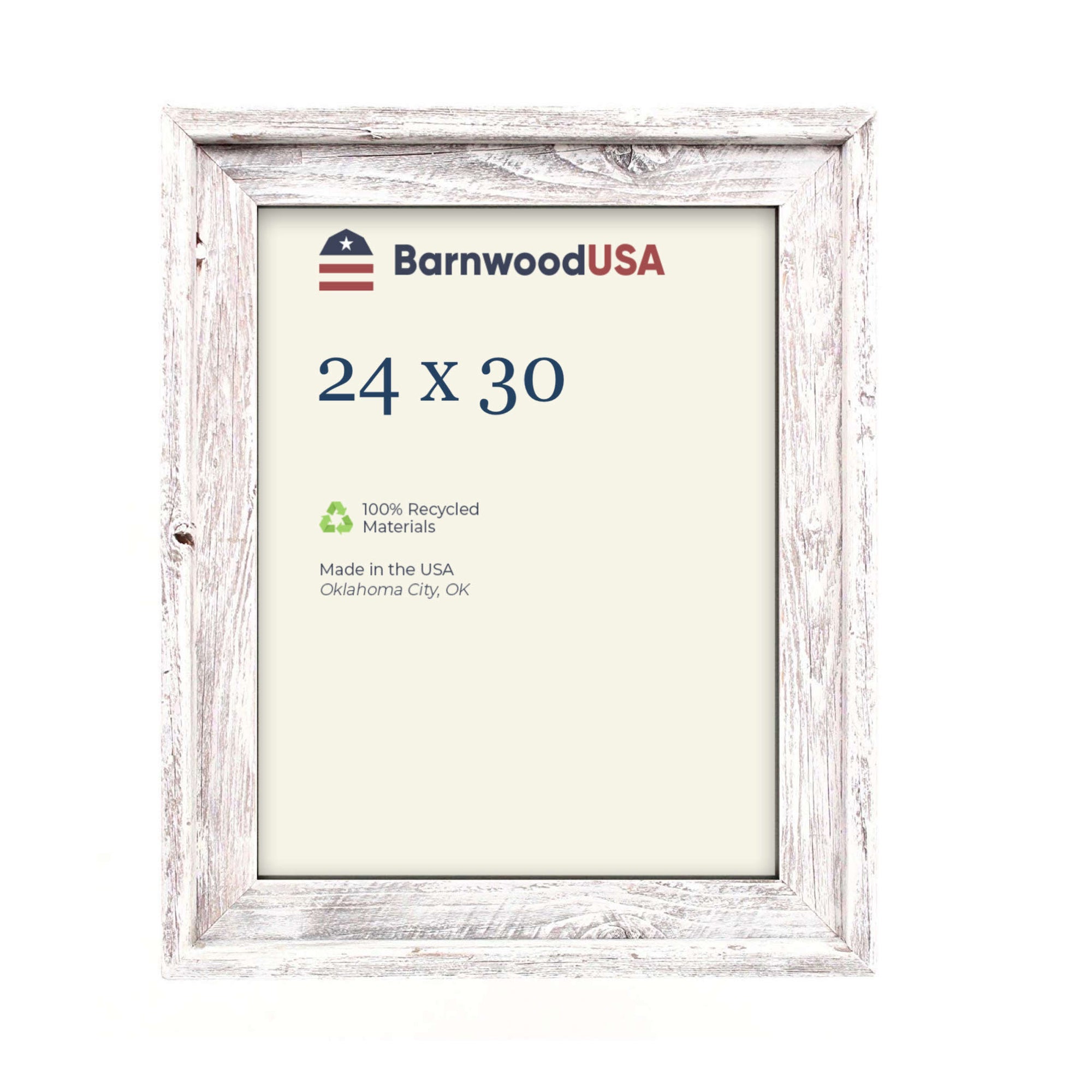 Barnwood Frames  Reclaimed Rustic Frame 24x30