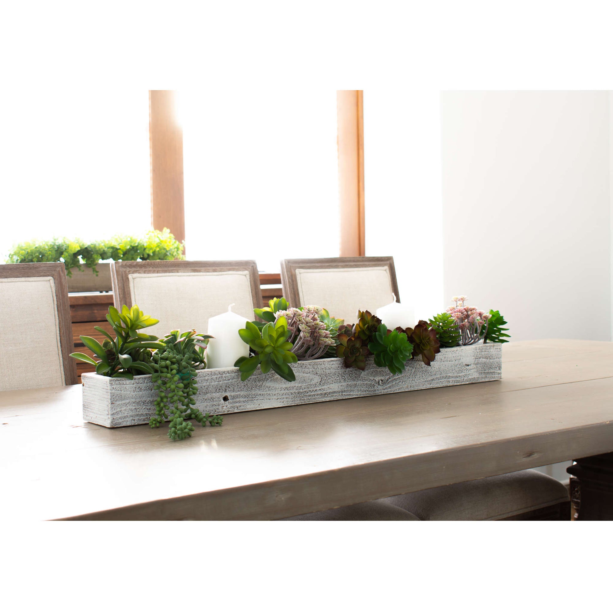 Farmhouse Kitchen Decor, Table Centerpiece Greenery, Modern Farmhouse Decor,  Mantel Decor Vases, Home Decor Modern Personalized Planter 