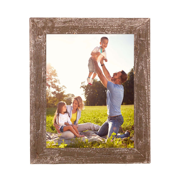 Rustic Farmhouse 1 1/2-Inch Picture Frame | Espresso - Barnwood USA