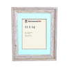 Rustic Signature Picture Frame with Aqua Mat