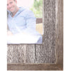 Rustic Farmhouse Plank Picture Frame | White Wash