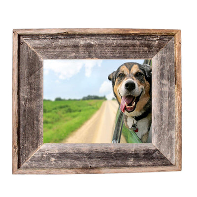 Rustic Farmhouse Artisan Picture Frame | Molding 3.25 inch| Weathered Gray