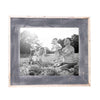 Rustic Farmhouse Artisan Picture Frame | Smoky Black