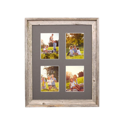 Rustic Signature Picture Frame with Multi Opening Cinder Mat