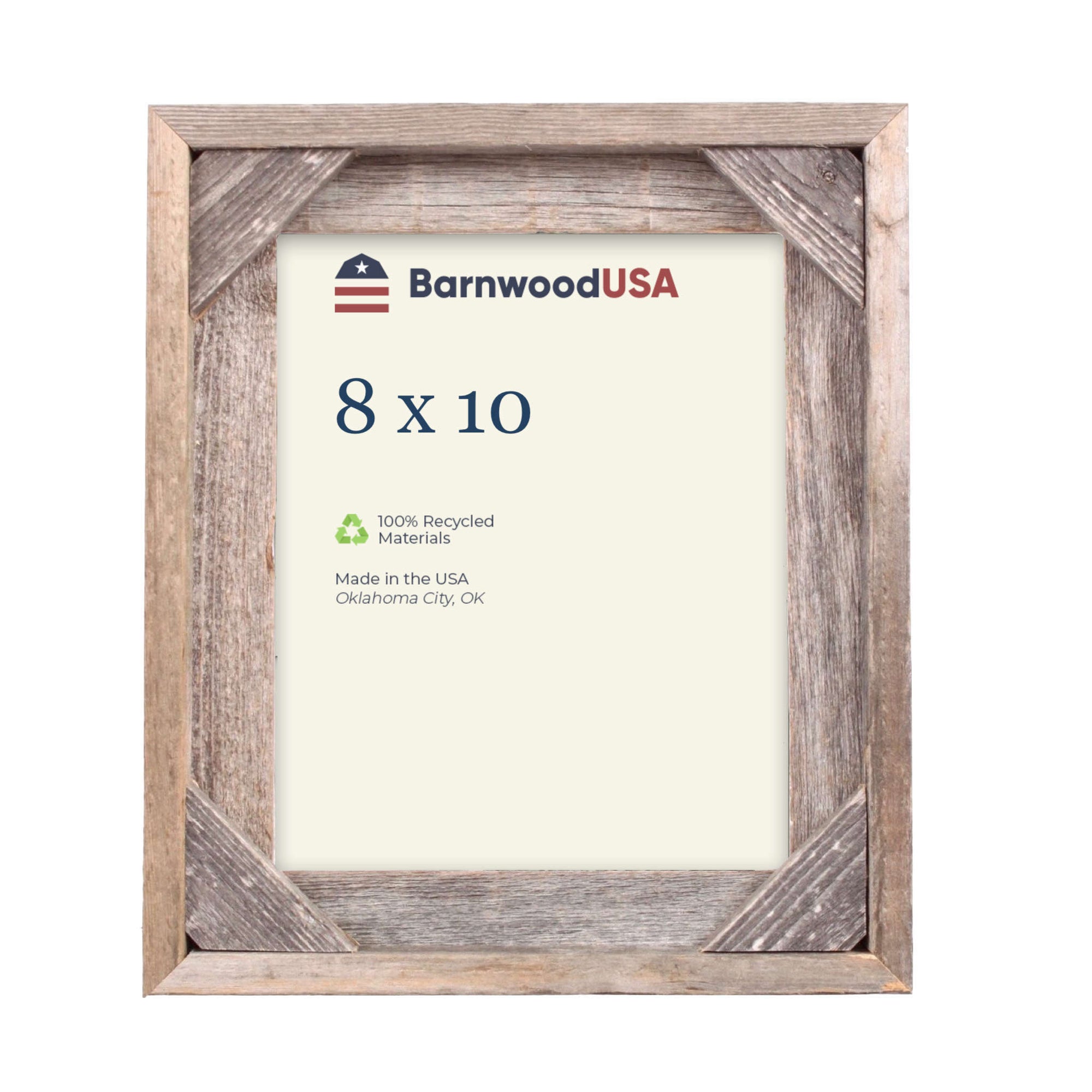 Rustic Farmhouse Signature Corner Block Picture Frame