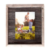 Rustic Farmhouse Plank Picture Frame | Smoky Black