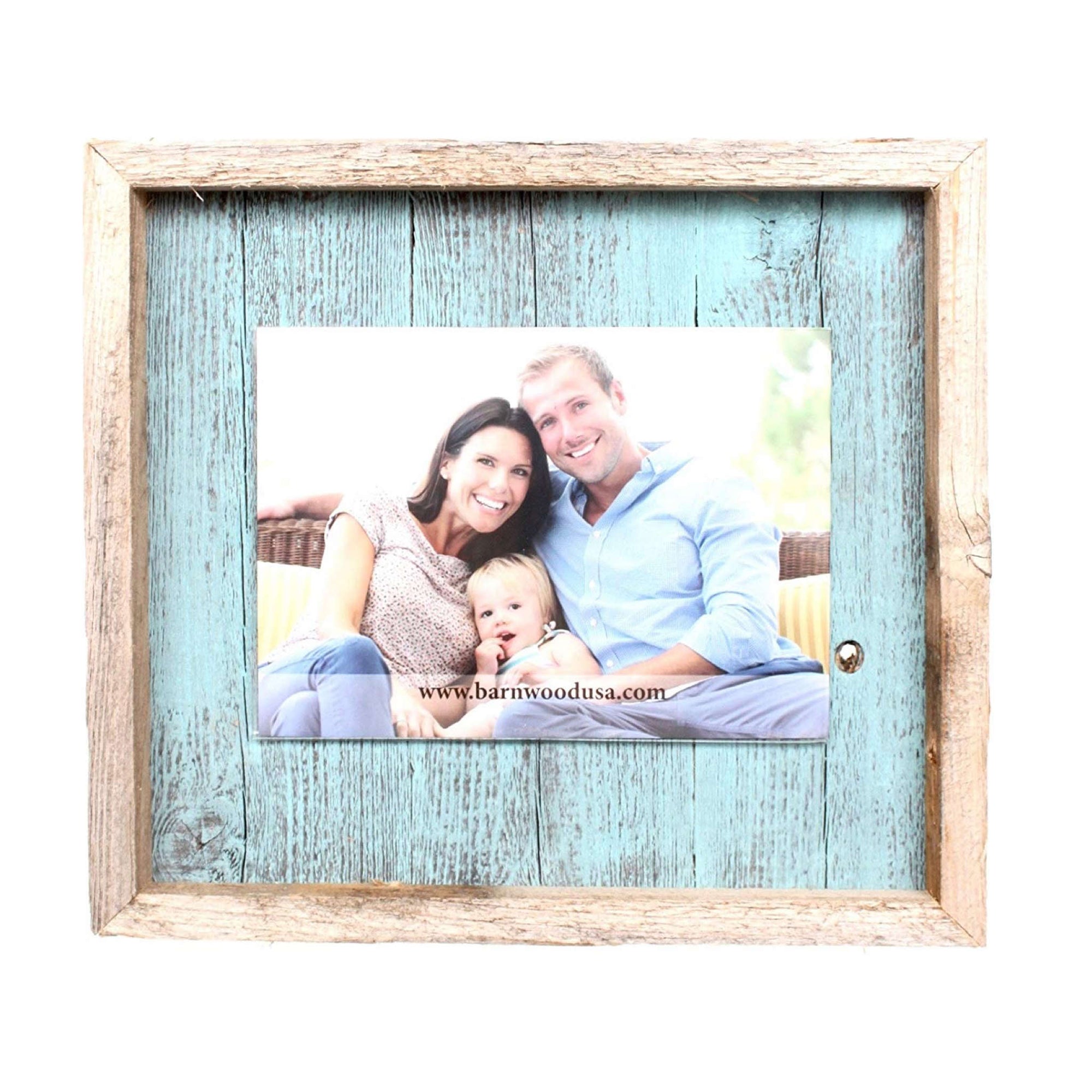 BarnwoodUSA 4 in. x 6 in. Robins Egg Blue Rustic Farmhouse