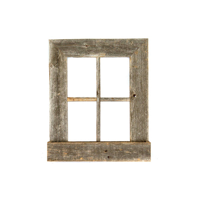 Rustic Farmhouse Window Planter Frame