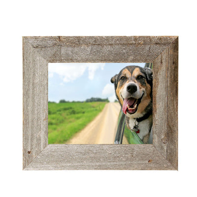 BarnwoodUSA Rustic Farmhouse Style Picture Frames | 3 Inch Wide | 100% Reclaimed Wood | Weathered Gray