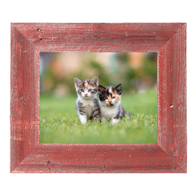 Rustic Farmhouse 3-Inch Picture Frame | Rustic Red