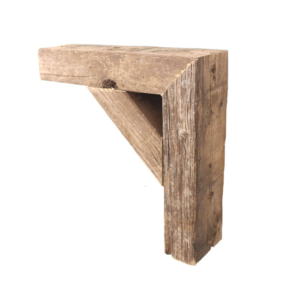 Set of 2 Rustic Farmhouse Corbels - Barnwood USA