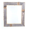 Rustic Farmhouse Open Artisan Picture Frame | No Glass | No Backing| Weathered Gray
