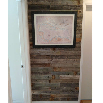 Rustic Barn Wood Wall Panels | Natural Weathered Gray | Farmhouse Planks