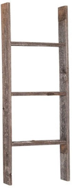 Reclaimed wood blanket discount ladder