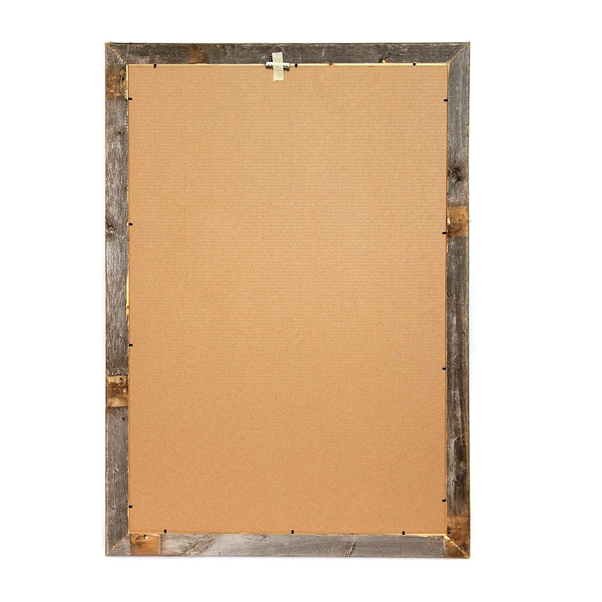 Rustic Farmhouse Signature Corner Block Picture Frame|  Weathered Gray