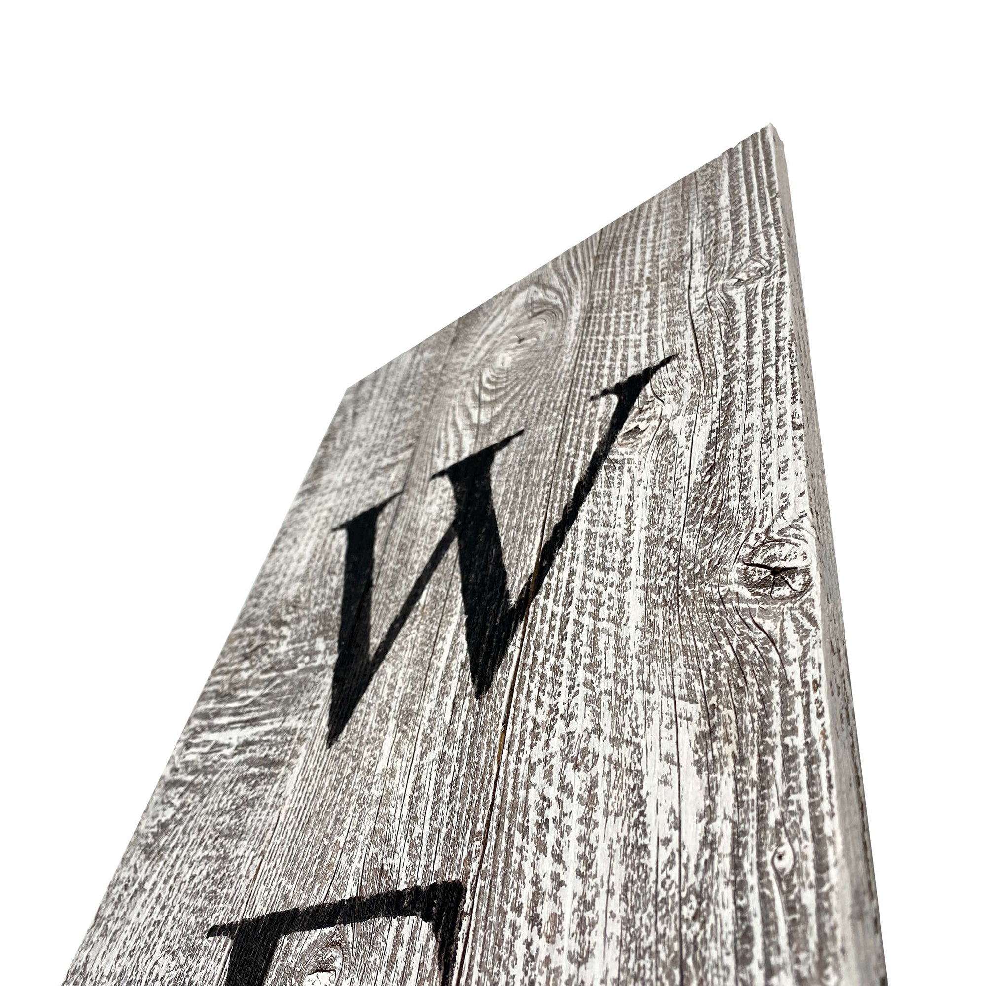 BarnwoodUSA Rustic Welcome Porch Sign | 5ft | White Wash