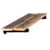 Rustic Industrial Pipe Wood Plank Shelf
