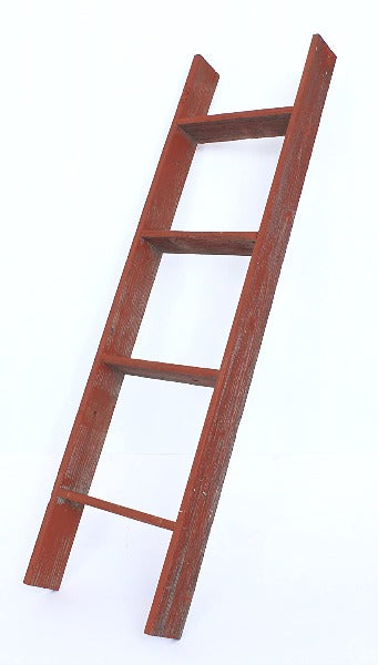 BarnwoodUSA rustic farmhouse blanket ladder