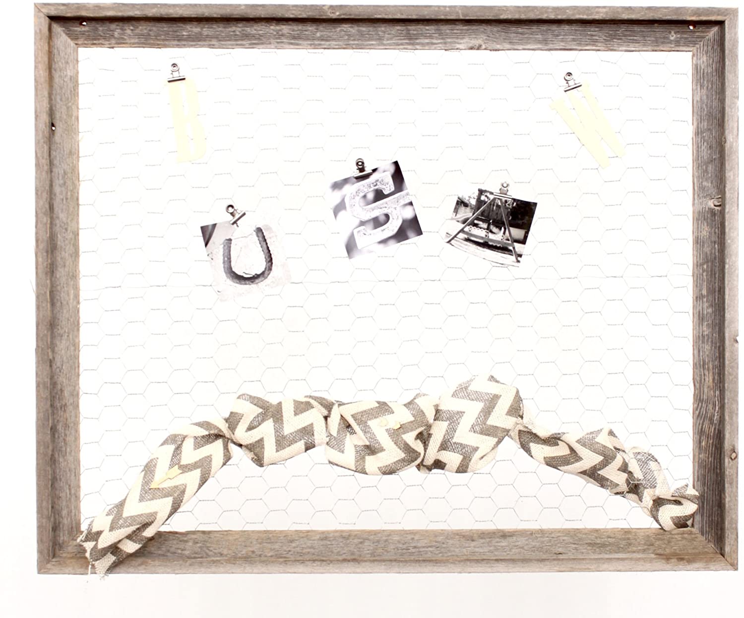 Chicken wire frame, Jewelry organizer, farmhouse wall decor, Rustic frame