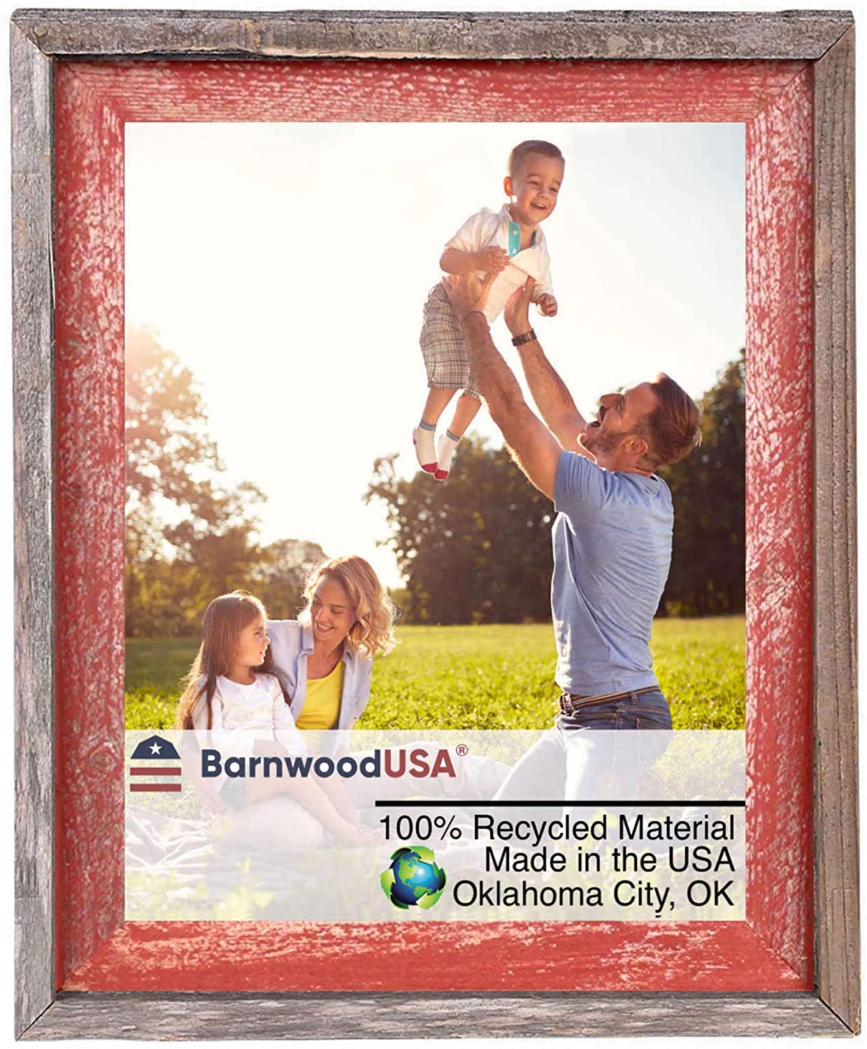 BarnwoodUSA Farmhouse Rustic Style wooden Picture Frame Signature Molding -  Barnwood USA