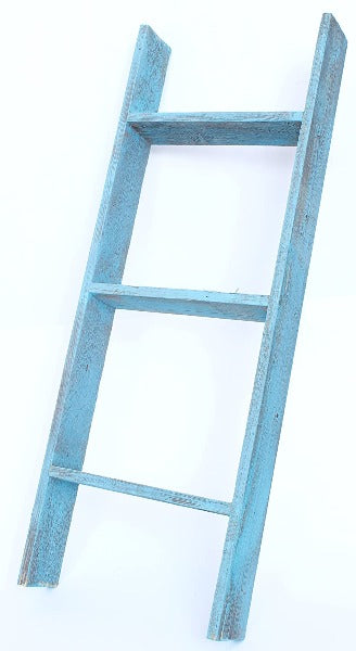 BarnwoodUSA rustic farmhouse blanket ladder