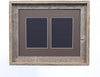 Weather Wood 5x7 Inch Signature Picture Frame for 2 Photos