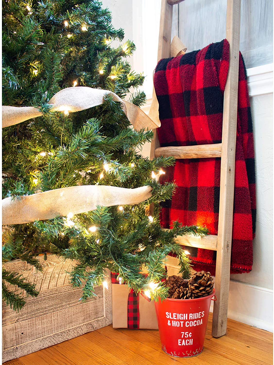 Blanket ladder christmas hot sale