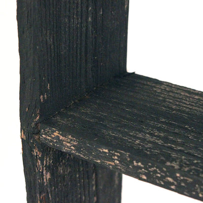 Rustic reclaimed wood farmhouse ladder