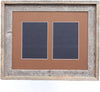 Aged Oak 5x7 Inch Signature Picture Frame for 2 Photos