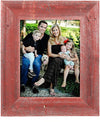 BarnwoodUSA Farmhouse Picture Frame with 3 Inch Wide Frame, 100% Reclaimed Wood