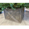 Christmas Tree Box Collar | Farmhouse Tree Box | Wooden Tree Skirt | 4 Sides