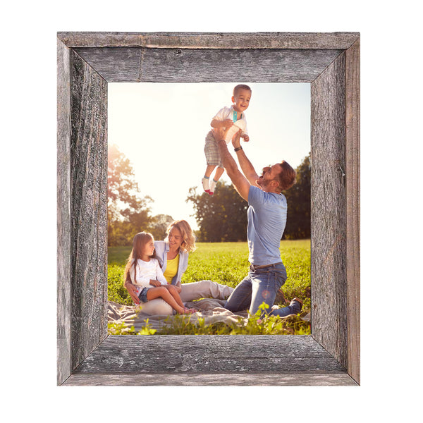3 Photo Collage Frame 4x6 Picture Frame, White Wash Family