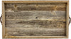 BarnwoodUSA Rustic Farmhouse Style Decorative Tray | Farmhouse Decor |Reclaimed and Recycled Wood | Planks | Breakfast Platter