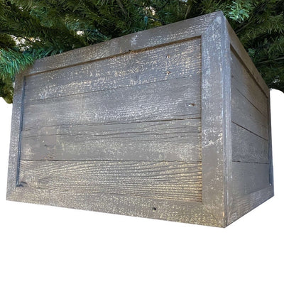 Christmas Tree Box Collar | Farmhouse Tree Box | Wooden Tree Skirt | 4 Sides